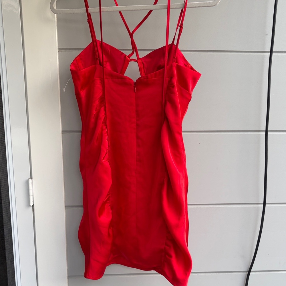 MAJORELLE Marsha Mini Dress in Red - Picture 9 of 14